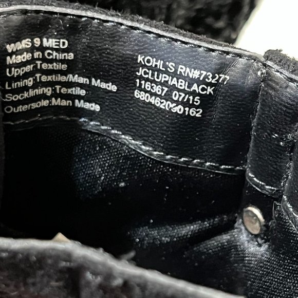 Juicy Couture Black Classic Ankle Boots Size 9 Medium - Picture 13 of 15